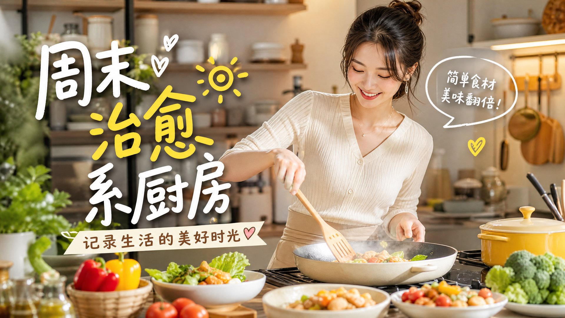 抖荫短视频 抖荫短视频生活视频教程：周末治愈系厨房美食制作全流程视频演示